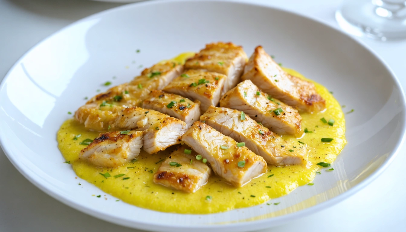 straccetti di pollo al limone